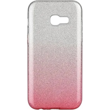 Image 1 of Samsung Силиконов калъф кейс за Samsung A600 A6 (2018) брокат сиво с розово