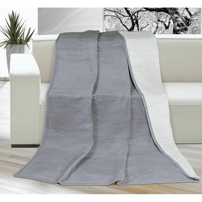 BellaTEX Одеяло едноцветно 150x200cm светло сиво/тъмно сиво Bellatex | Lilav | Home | UNI