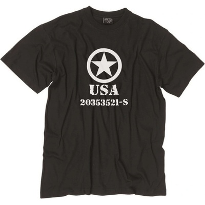 Tričko Mil-Tec krátký rukáv Allied Star Black