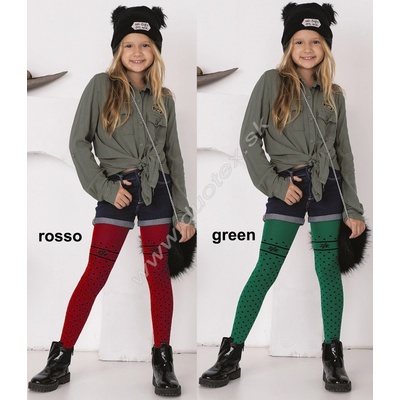 Knittex Pančuchové nohavice Winter 50 green