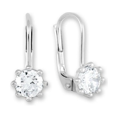 Soliter Náušnice z bieleho zlata s kryštálmi 236 001 00771 07