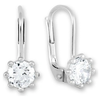 Soliter Náušnice z bieleho zlata s kryštálmi 236 001 00771 07