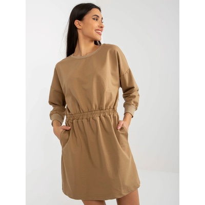 Lily Rose Dress EM-SK-HS-21-487.41-brown hnedá