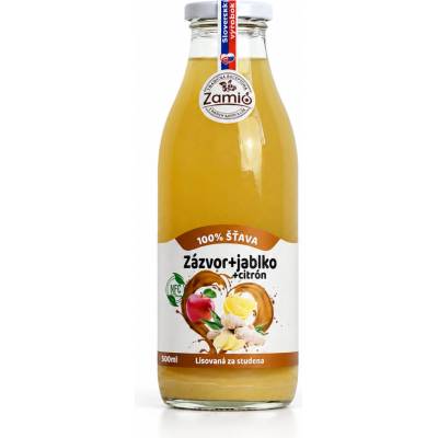 Zamio 100% šťava Zázvor Citrón Jablko 0,5 l