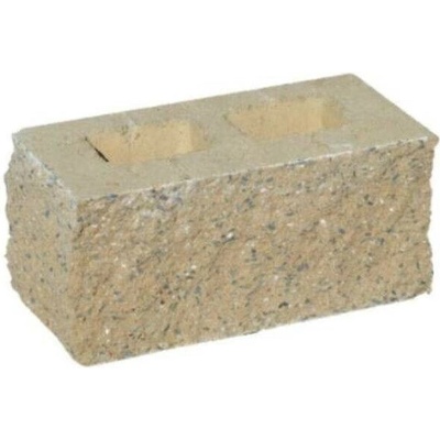 Tvarovka plotová PRESBETON Face Block HX 2/19 4B okrová – 400 x 195 x 190 mm