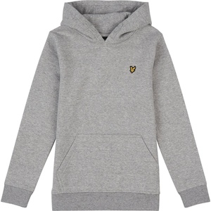 Lyle and Scott Юношески суичър Lyle and Scott Logo Fleece Hoodie Juniors - Grey Heather