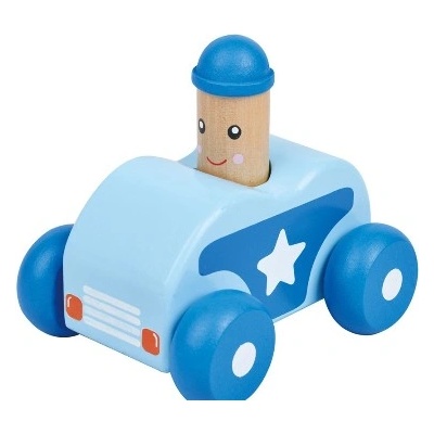 Lelin toys - Бебешка количка със звук Бийп - Синя