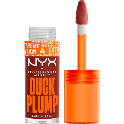 NYX Professional Makeup Duck Plump lesk na rty se zvětšujícím efektem 16 Wine Not 6,8 ml