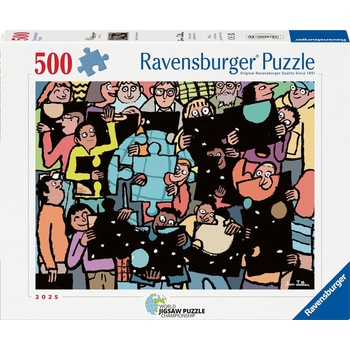 Ravensburger Пъзел Ravensburger от 500 части - Пъзел общност (12001739)