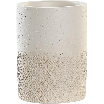 Item international Поставка за четки за зъби в бежово, полирезин, 7, 4х7, 4х10см (1668)