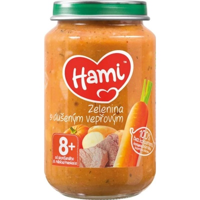 Hami Zelenina s dušeným vepřovým 200 g – Zboží Dáma