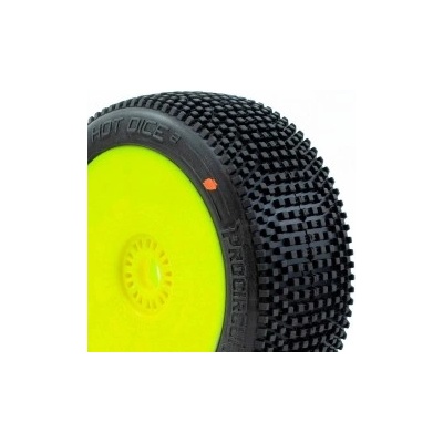 ProCircuit HOT DICE V2 BUGGY C3 MEDIUM nalepené gumy žluté disky 2 ks