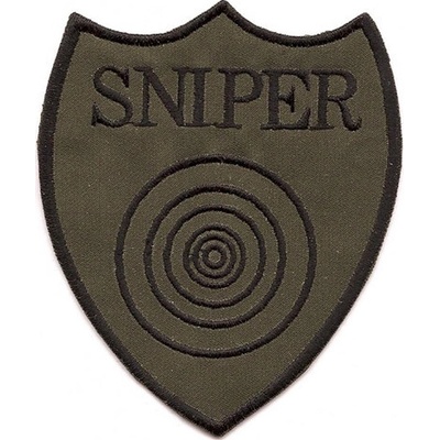 NAVYS Nášivka SNIPER s terčom - OLIV
