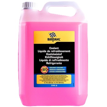 Bardahl - Антифриз. Готов за употреба -35°С. Type D. Червен - BAR-8513 (BAR-8513)