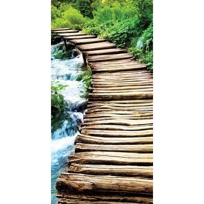 Dimex S-116 vliesová fototapeta na zeď Dřevěný most rozměry 110 x 220 cm