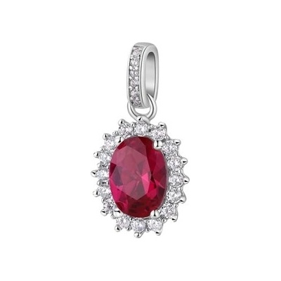 Brosway Fancy Stříbrný přívěšek s rubínek a zirkony Passion Ruby FPR13
