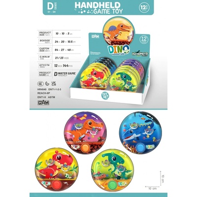 Vodná hra dinosaurus 10 cm Typ 3