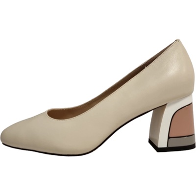 Ladies dámské lodičky 3A297-UZ1930-ZY13A krémové