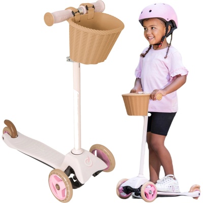 EVO s košíkom Mini Cruiser ružová