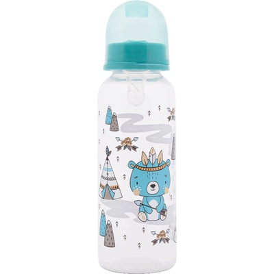 Lorelli Бебешко шише Lorelli Baby Care - Simple, 250 ml, Aqua Blue (10200110005)