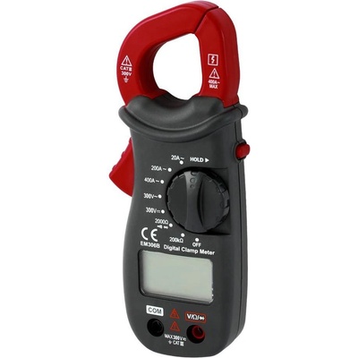 COMMEL Дигитални амперклещи CAT III 2…300Vac/dc, 20…400A, LCD и звук - C450-201 (C450-201)