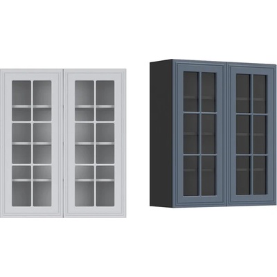 BRW Горен шкаф витрина Verdi - G_8095_LVPV (G_80/95_LV/PV)