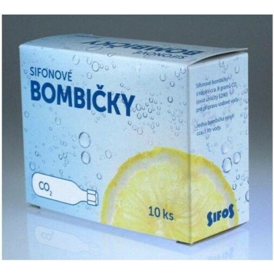 bombičky SIFON (plyn CO2) náplň 10ks