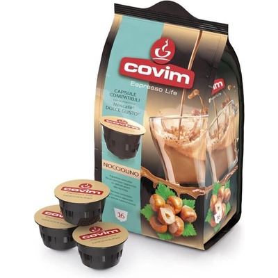Covim Кафе капсула Covim Nocciolino 16 бр. , съвместими с Dolce Gusto (100440)