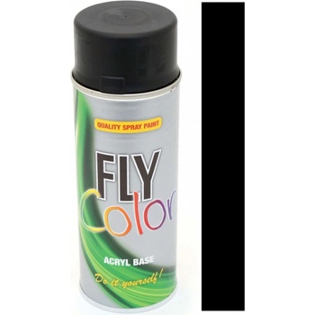 FLY Color RAL 9005 černá matná akrylátová barva ve spreji 400 ml