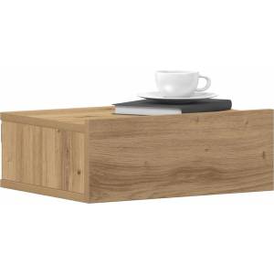 vidaXL Плаващо нощно шкафче Artisan Oak 40x32x15cm Инженерна дървесина (861121)