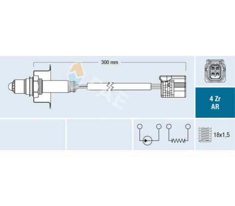 Lambda sonda FAE 75622