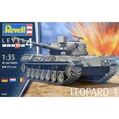 Сглобяем модел Revell - Танк G. K. Leopard 1 (03240) (03240)