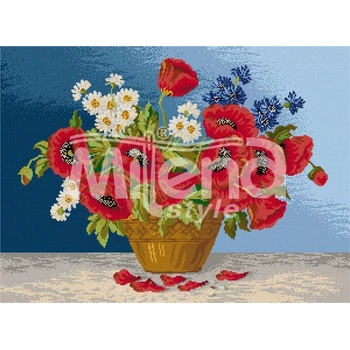 Image 1 of Milena Style Ваза с полски цветя конци dmc 1: 1