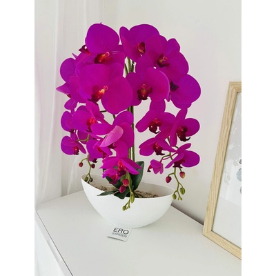 Umelá orchidea 1 Farba: Cyklámenová