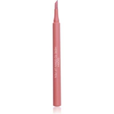 Gosh copenhagen Here To Stain Lip Pen маркер за устни за дълготраен ефект цвят 002 Candy Stain 1ml