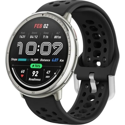 PROTEMIO HOLE Silikónový remienok pre Amazfit Active 2 čierny 105585