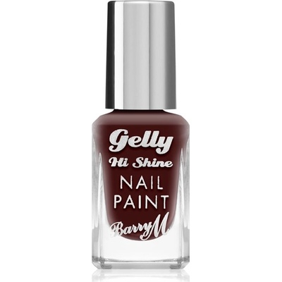 Barry M Gelly Hi Shine lak na nehty Black Cherry 10 ml