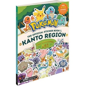 POKEMON OFFICIAL STICKER BK KANTO REGION (2024)