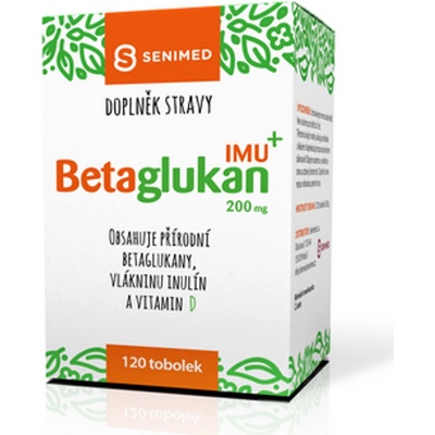 Betaglukan IMU+ 200 mg 120 tobolek – Hledejceny.cz