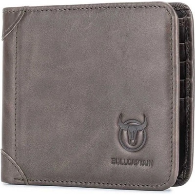 Bullcaptain elegantní kožená peněženka Werner Šedá BULLCAPTAIN QB031Hs2