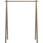 Karup Кафяв дървен шкаф за дрехи от бор Hongi - Karup Design (450106150)
