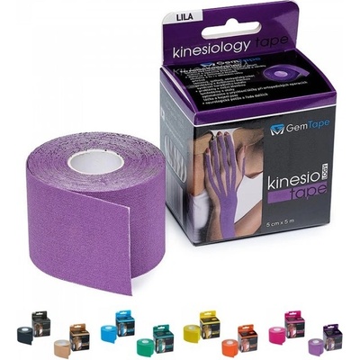 GemMedical bavlněný tejp fialová 5 cm x 5 m