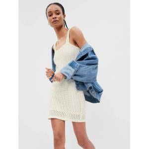 GAP Плетени мини рокля GAP GAP | Byal | ЖЕНИ | XXL