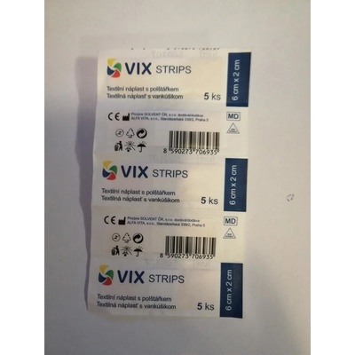 VIX náplast střihaná 6 cm x 2 cm 5 ks