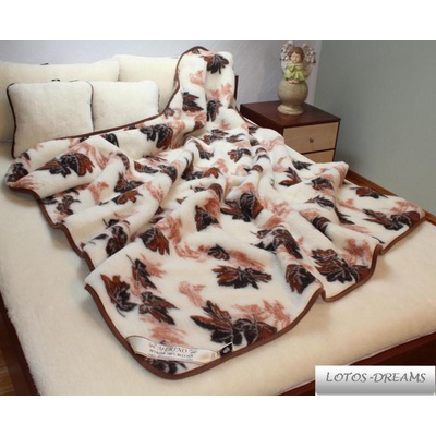 Lotos-Dreams vlněná deka Merino podzim 450g/m2 180x200