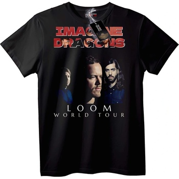 NOONEBRAND Тениска Imagine Dragons LOOM световно турне - 2XL, Black