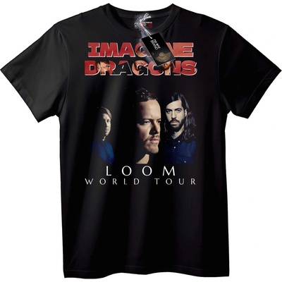 NOONEBRAND Тениска Imagine Dragons LOOM световно турне - 2XL, Black