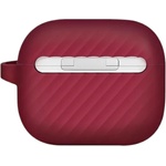  Силиконов калъф UNIQ Vencer за AirPods 3, Силиконово въженце, Бордо (8886463676790)