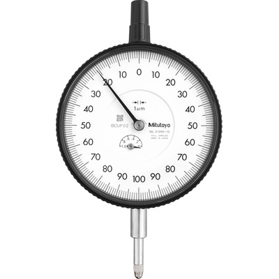 Mitutoyo Úchylkoměr číselníkový analogový 100/0-1/0,001mm s očkem nárazuvzdorný mitu-3109a-10