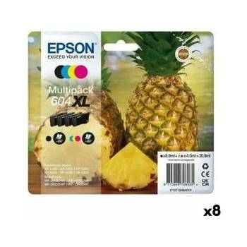 Epson Оригиална касета за мастило Epson XP-2200 WF-2910DWF 604XL Черен/Циан/Магента/Жълт (8 броя)